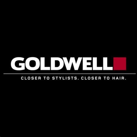 The Goldwell brand logo features bold, uppercase letters spelling 'GOLDWELL,' typically accompanied by a distinctive red square or rectangular element